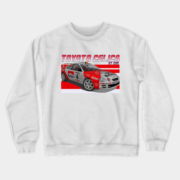 Toyota Celica ST205 Crewneck Sweatshirt by PjesusArt